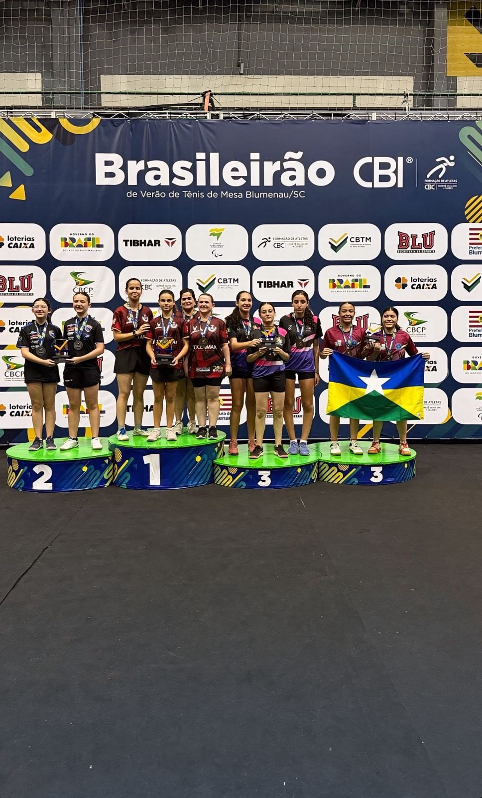 MENINAS DE ROND&Ocirc;NIA: Pietra e Let&iacute;cia Tagino brilham no Campeonato Brasileiro de T&ecirc;nis de Mesa
