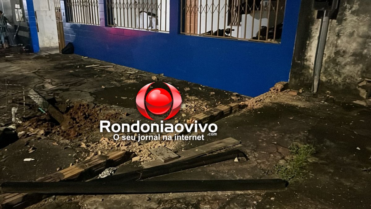 VÍDEO: Ônibus escolar perde o freio e atinge veículos e residência no Centro de Porto Velho