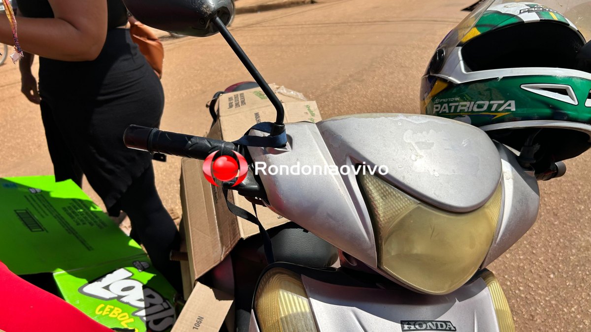 VÍDEO: Mulher tem peça de moto cravada no braço em acidente na Estrada do Inferno Velho