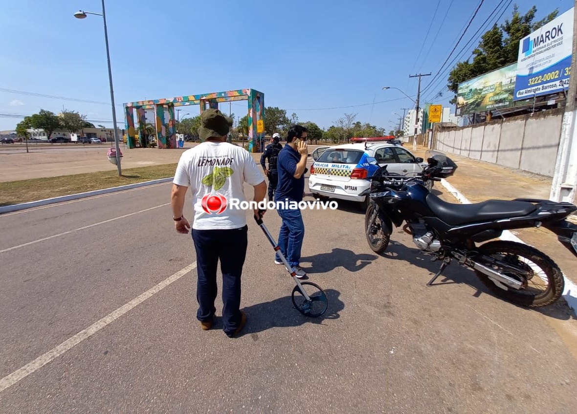 ASSISTA: Perícia Técnica realiza análises em local que ciclista morreu atropelado