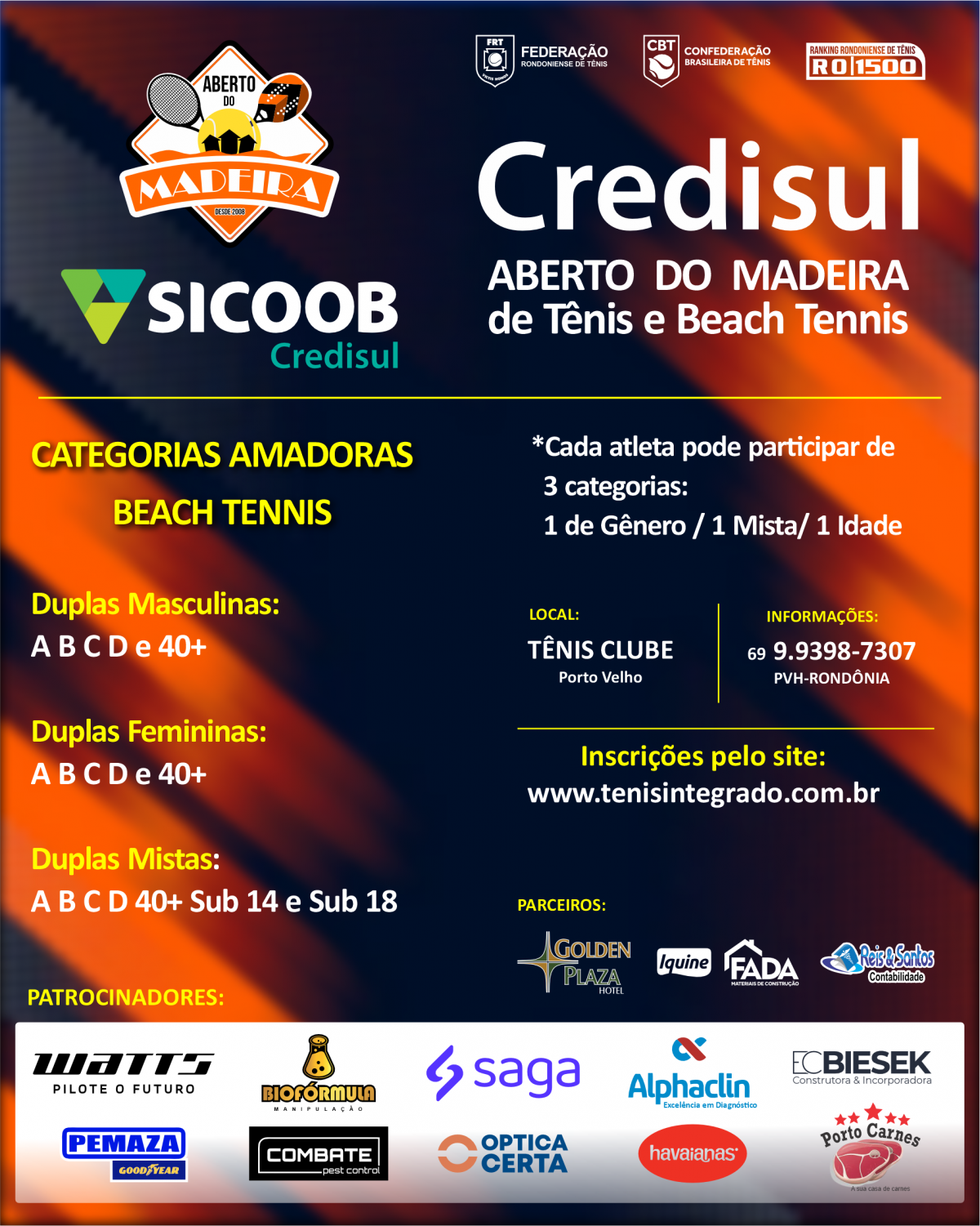 TÊNIS CLUBE: Credisul Aberto do Madeira começa nesta segunda-feira (04)