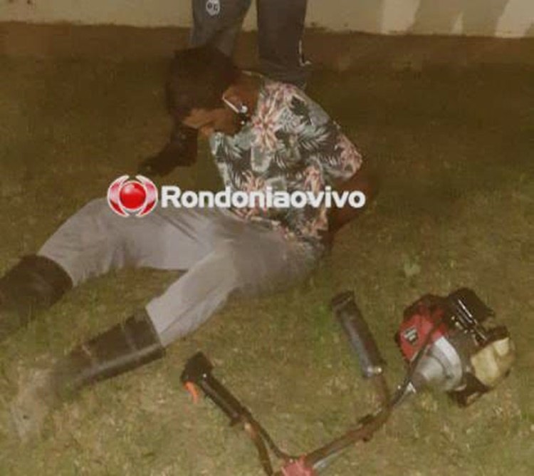 NO FLAGRA: Ladrão é preso após invadir estádio Aluísio Ferreira e cometer furto em Porto Velho