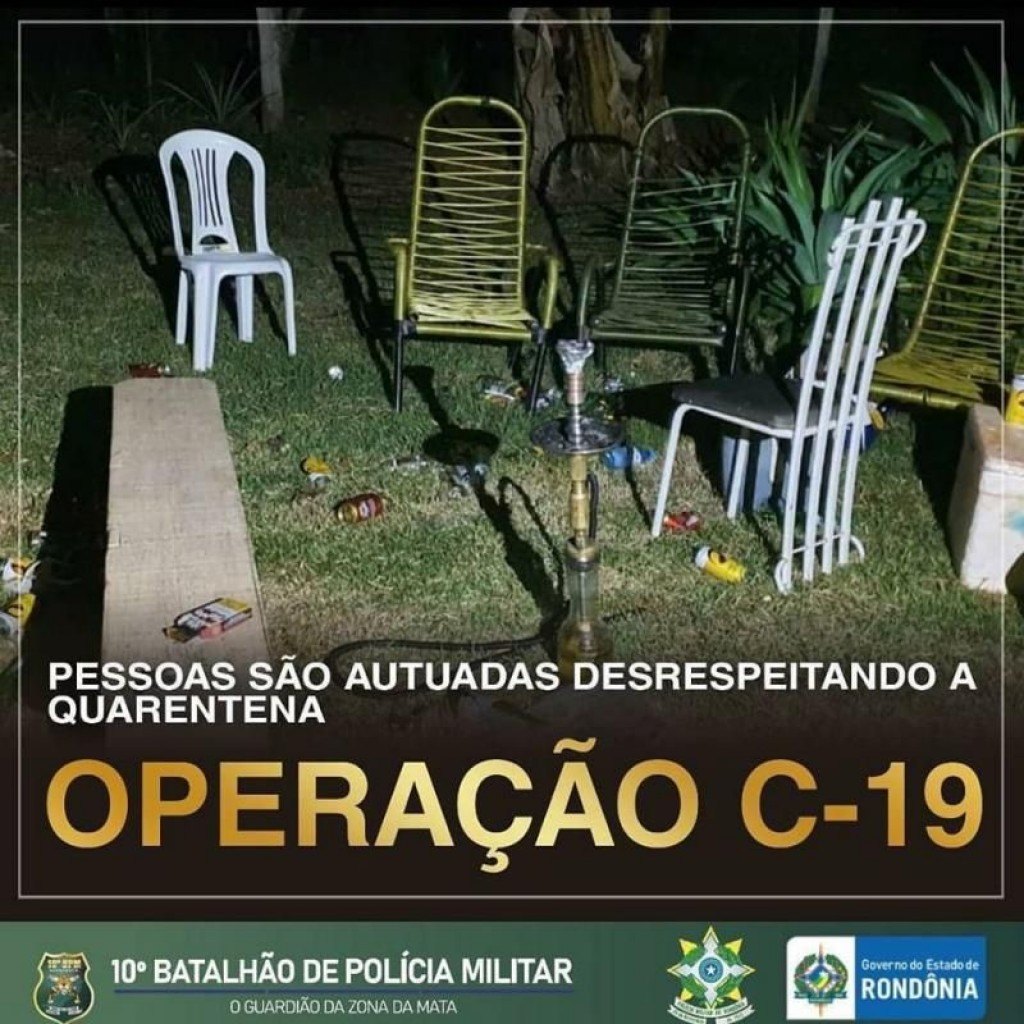 ROLIM DE MOURA: Várias pessoas são autuadas por participar de festas clandestinas