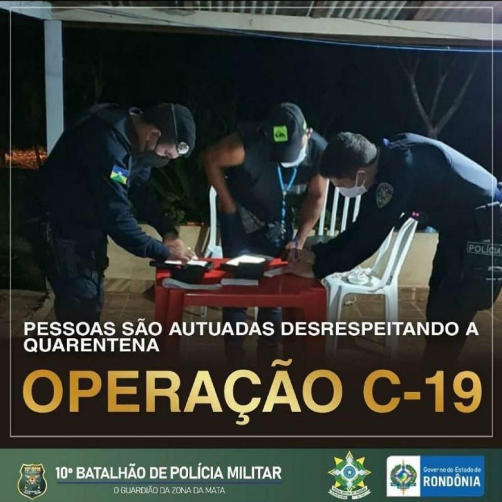 ROLIM DE MOURA: Várias pessoas são autuadas por participar de festas clandestinas