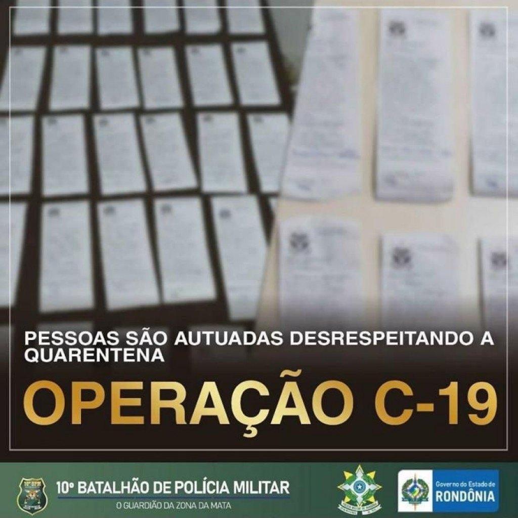 ROLIM DE MOURA: Várias pessoas são autuadas por participar de festas clandestinas