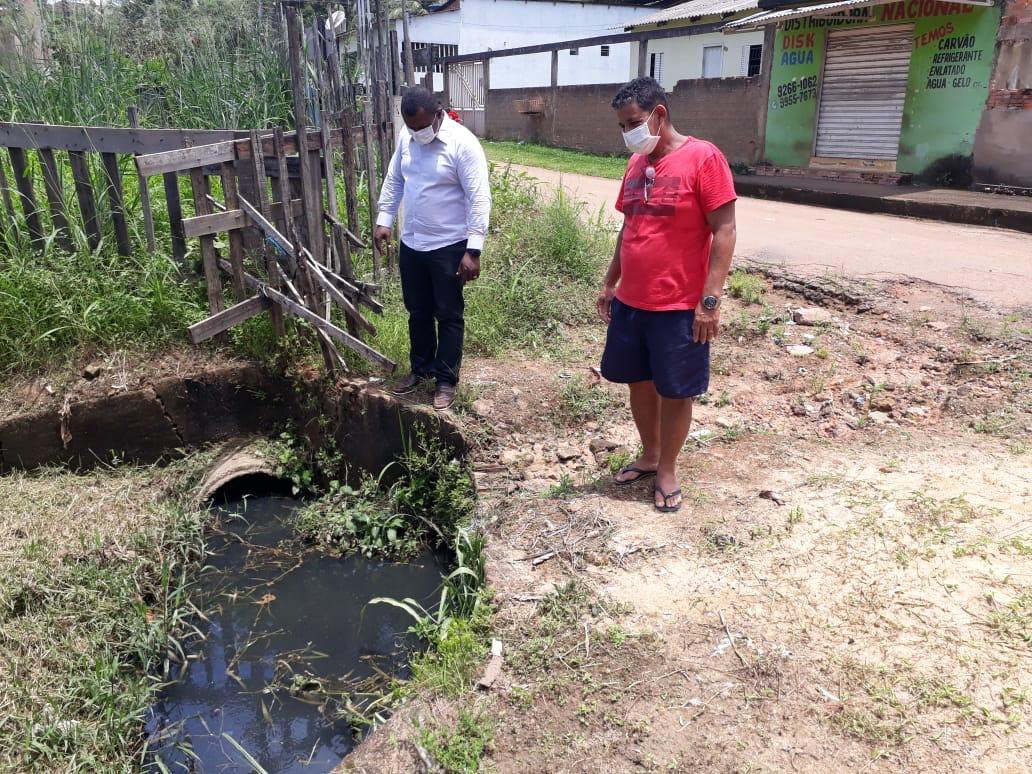  ZONA NORTE: Vereador Vanderlei Silva visita o bairro Nacional e solicita melhorias 