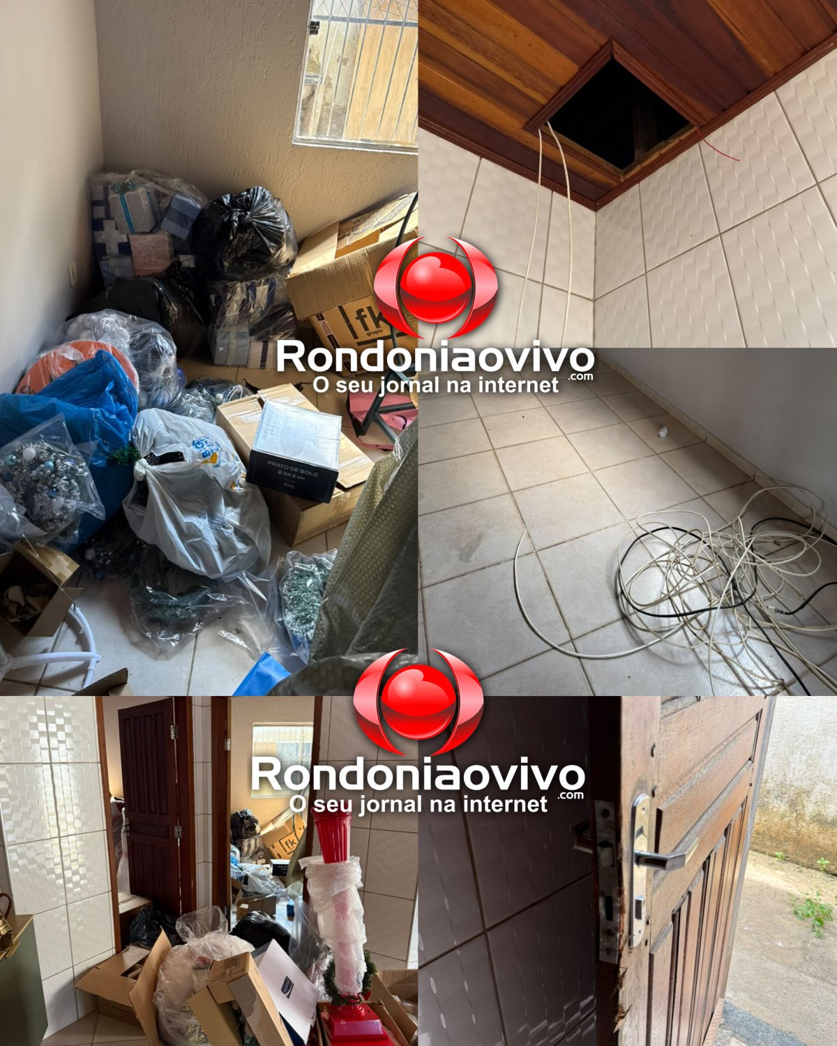 FLAGRANTE: Casal é preso após cometer arrastão em depósito de comércio