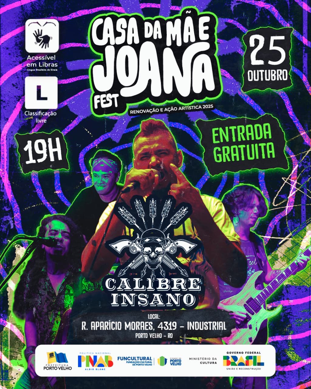 EVENTO GRATUITO: 'Casa da mãe Joana fest' celebra o rock local e integra 