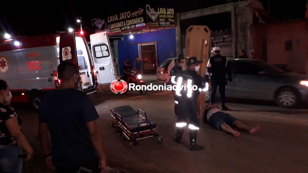 ACIDENTE: Colisão entre motocicletas deixa três pessoas feridas na zona Sul