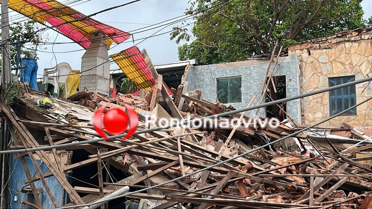 DESMORONOU: Residência desaba em Porto Velho e Bombeiros são acionados 