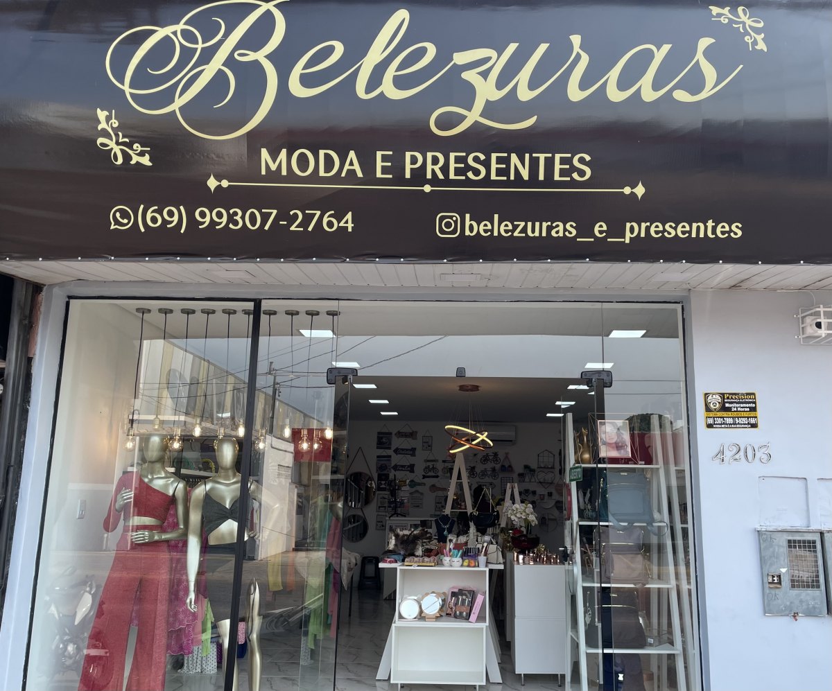 BELEZURAS MODAS E PRESENTES: Nova loja de presentes e itens decorativos em Porto Velho