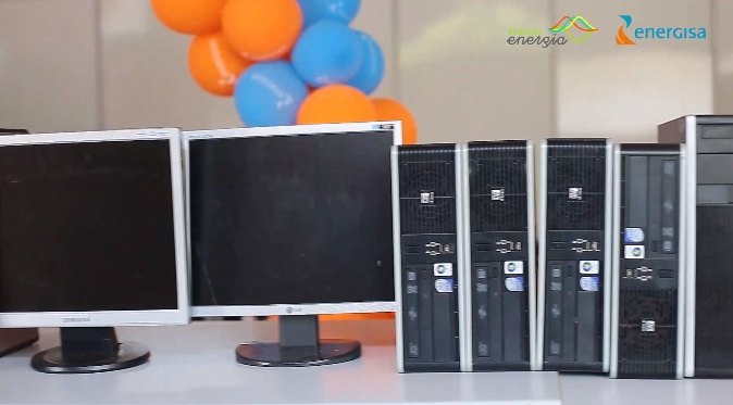 BOA AÇÃO: Energisa doa 200 computadores a jovens para que possam estudar 