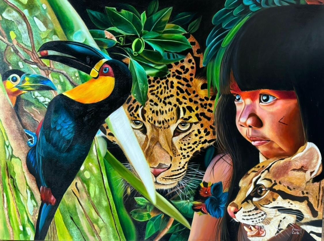 EDINA COSTA: Artista plástica rondoniense expõe no Senado e no TRF, em Brasília