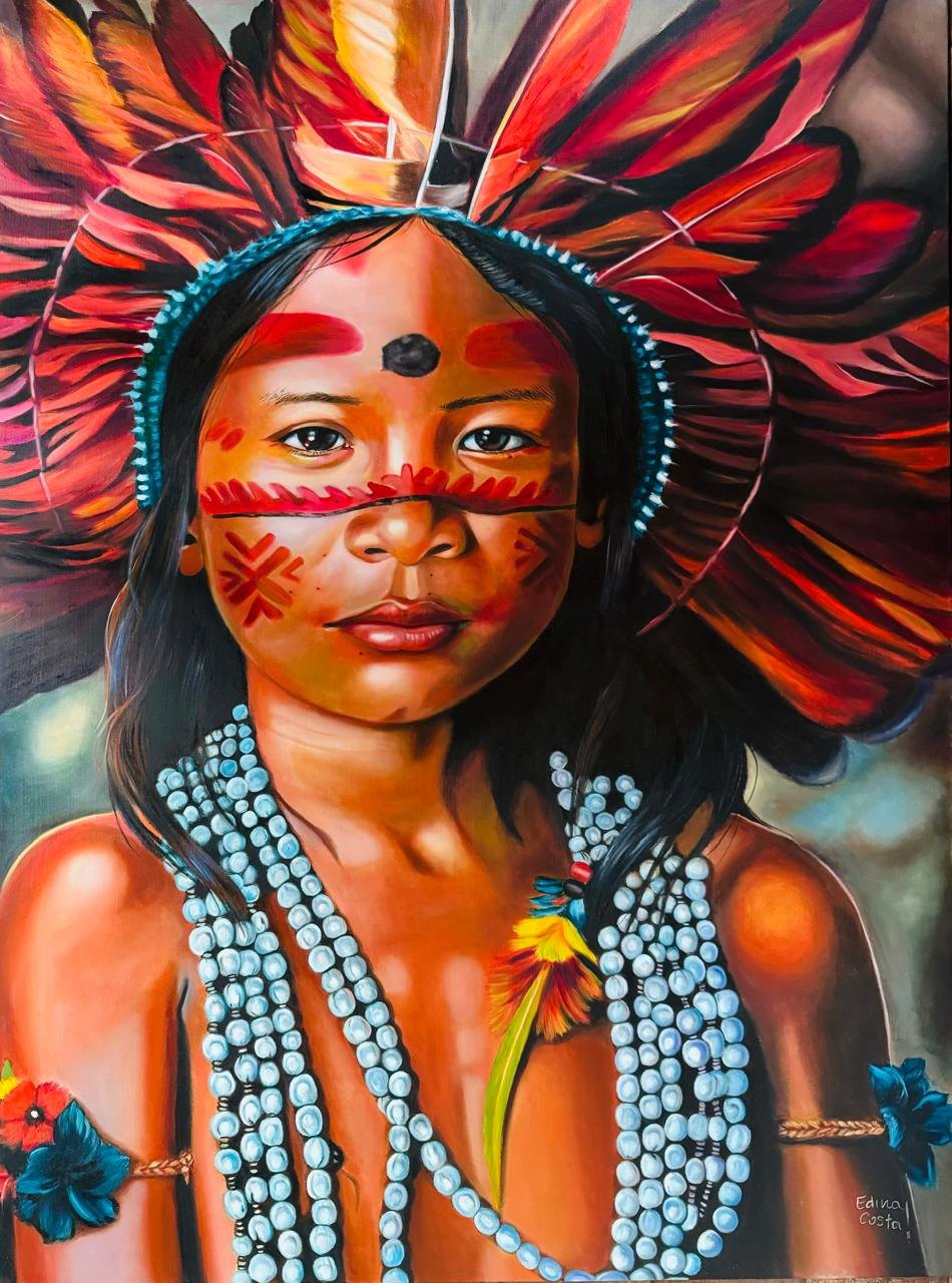 EDINA COSTA: Artista plástica rondoniense expõe no Senado e no TRF, em Brasília