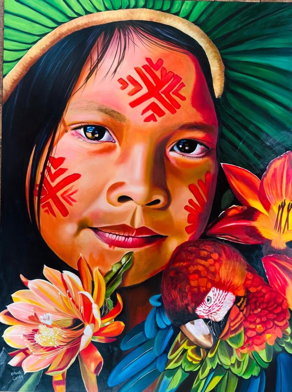 EDINA COSTA: Artista plástica rondoniense expõe no Senado e no TRF, em Brasília