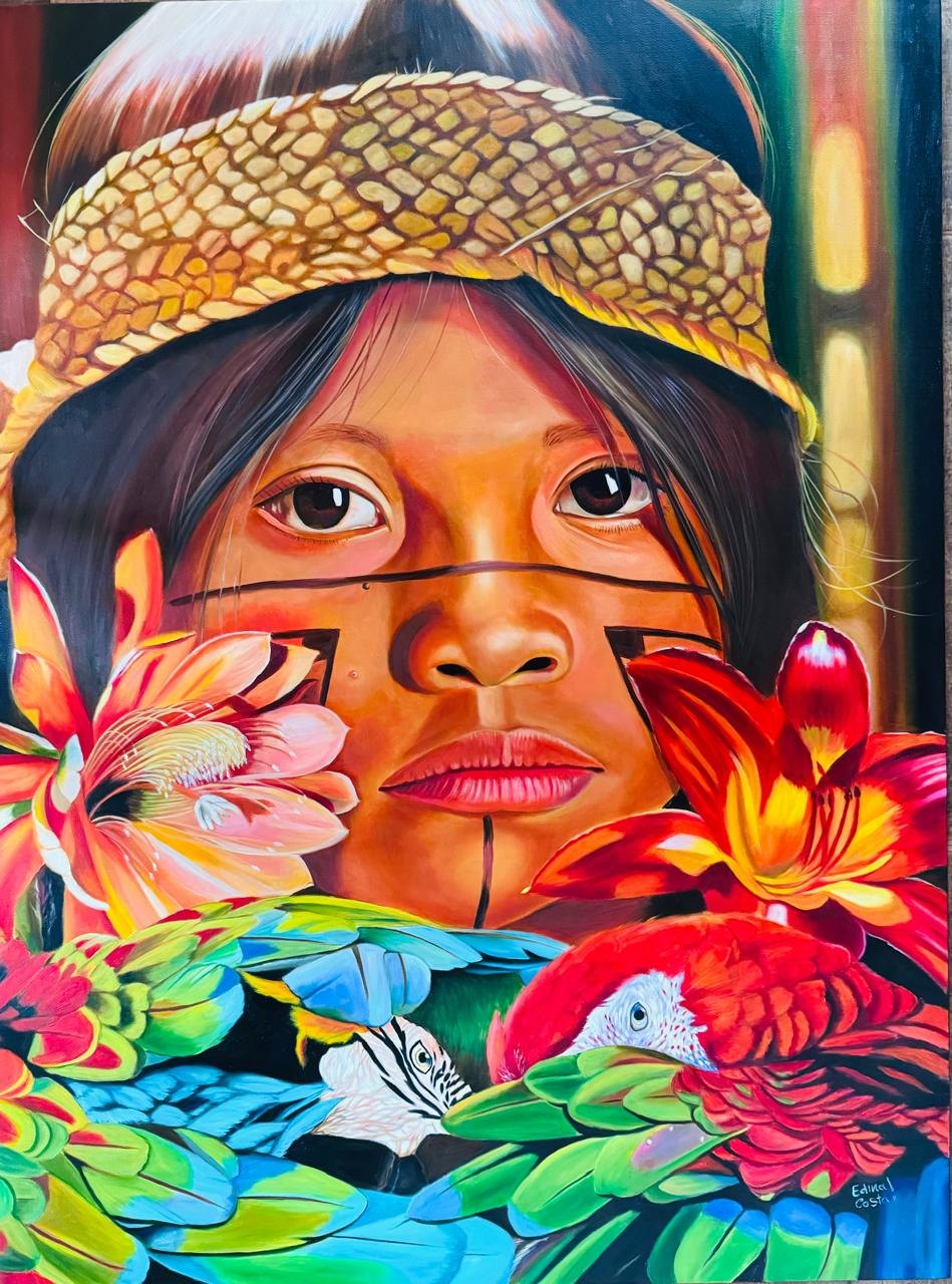 EDINA COSTA: Artista plástica rondoniense expõe no Senado e no TRF, em Brasília