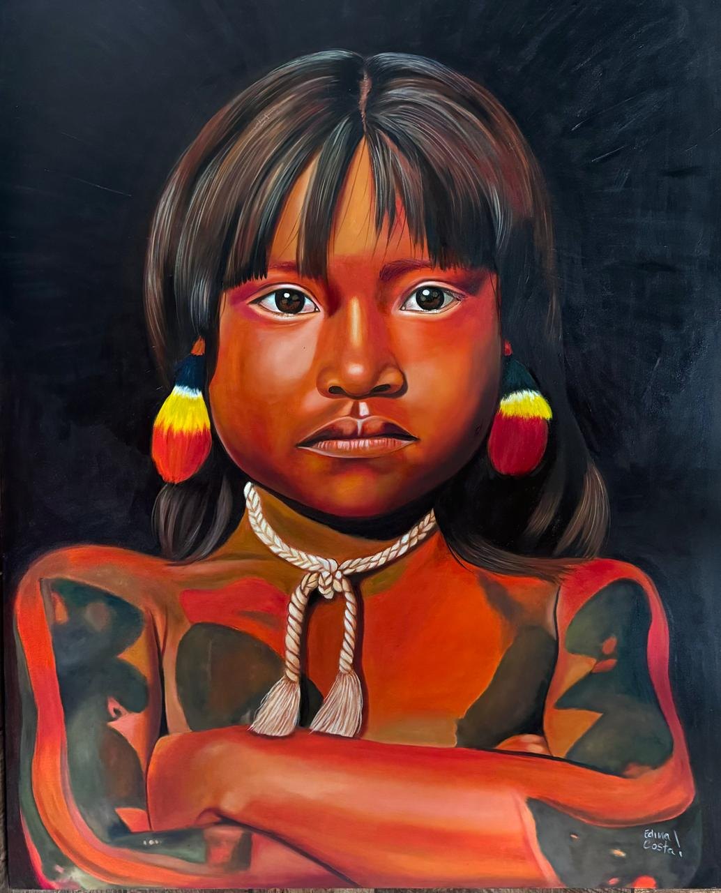 EDINA COSTA: Artista plástica rondoniense expõe no Senado e no TRF, em Brasília