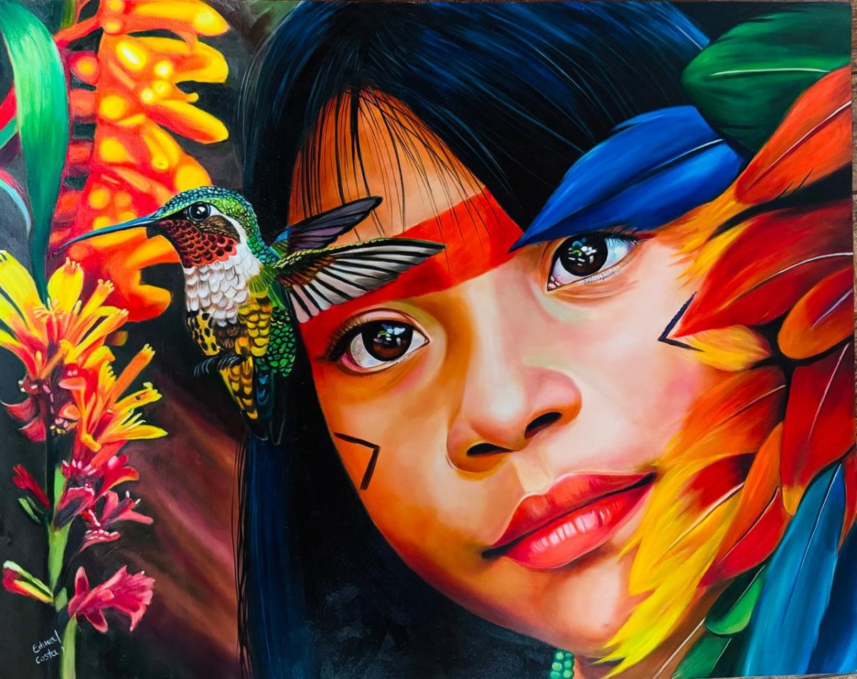 EDINA COSTA: Artista plástica rondoniense expõe no Senado e no TRF, em Brasília