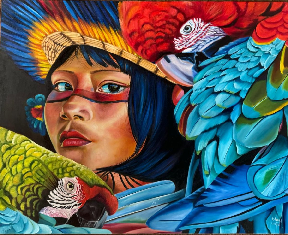 EDINA COSTA: Artista plástica rondoniense expõe no Senado e no TRF, em Brasília