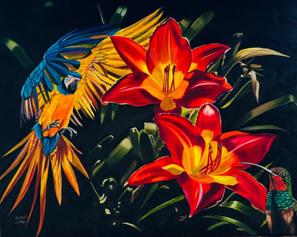 EDINA COSTA: Artista plástica rondoniense expõe no Senado e no TRF, em Brasília