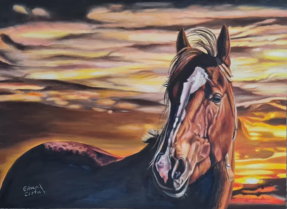 EDINA COSTA: Artista plástica é selecionada para participar de exposição no Museu do Louvre, em Paris