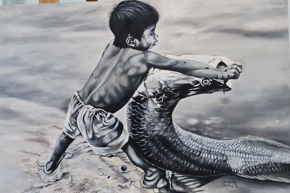 EDINA COSTA: Artista plástica é selecionada para participar de exposição no Museu do Louvre, em Paris