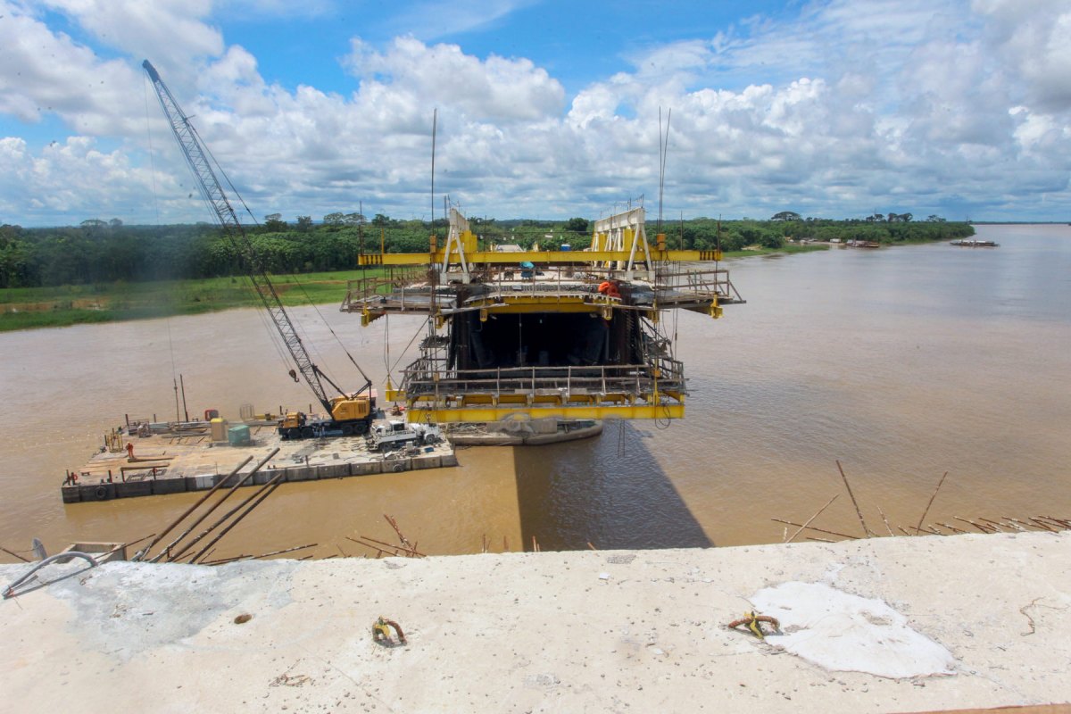 RIO MADEIRA: Terceira maior ponte do DNIT no Brasil será inaugurada na próxima sexta-feira