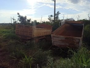 FORTE BATIDA: Grave acidente entre duas caçambas deixa três pessoas feridas na BR-364