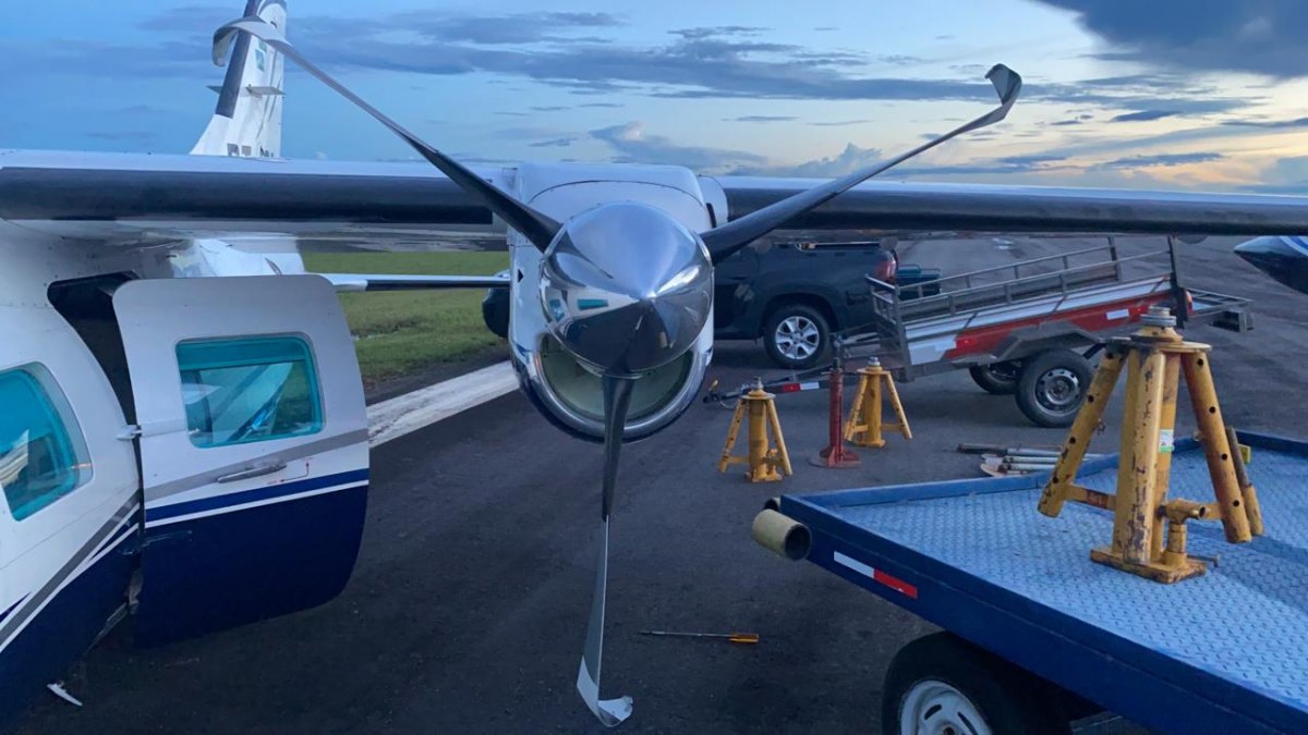 APÓS FALHA: Avião de Senador rondoniense  realiza pouso forçado 