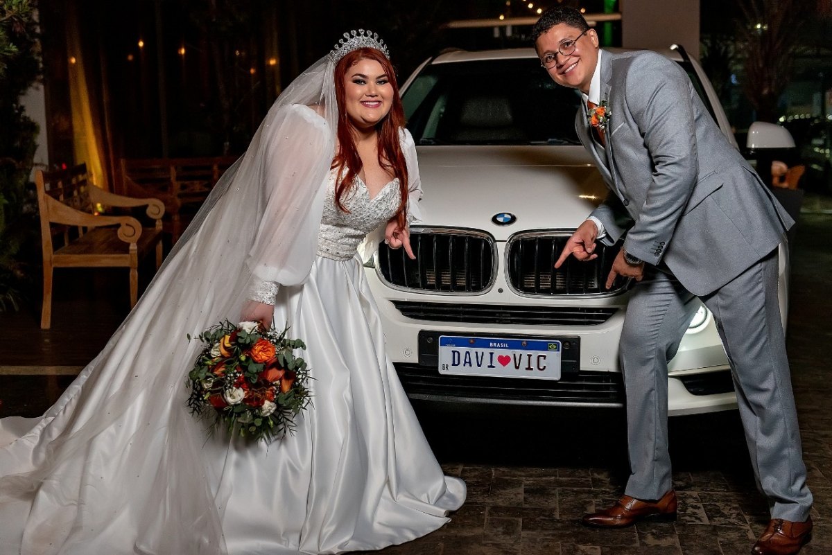 NA CERIMÔNIA: Pai fala de amor pela filha no dia do casamento dela