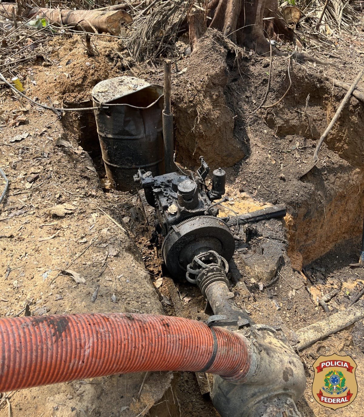 MAPINGUARI: PF e Ibama combatem garimpo ilegal em Parque Nacional 