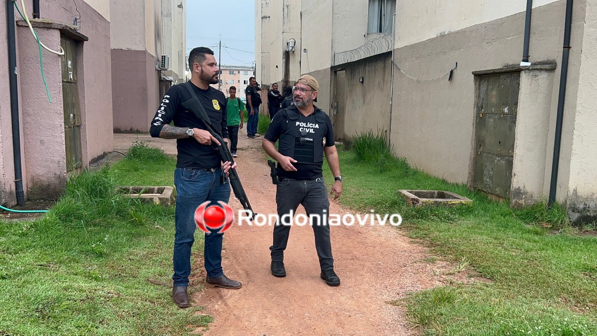 VÍDEO: Homicídios e FICCO fazem megaoperação no Orgulho do Madeira 