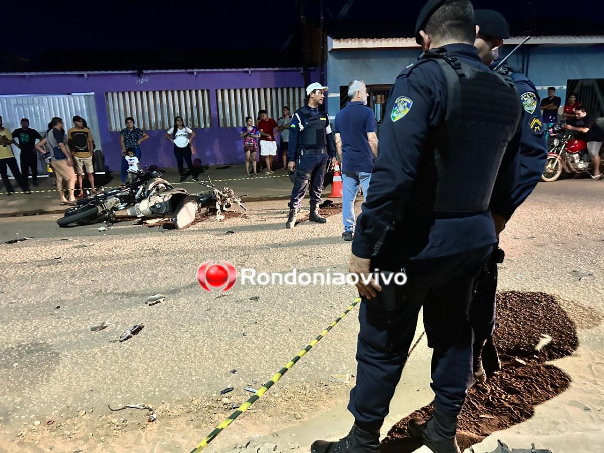 FATAL: Motociclista morre após colisão frontal na Rua Aruba