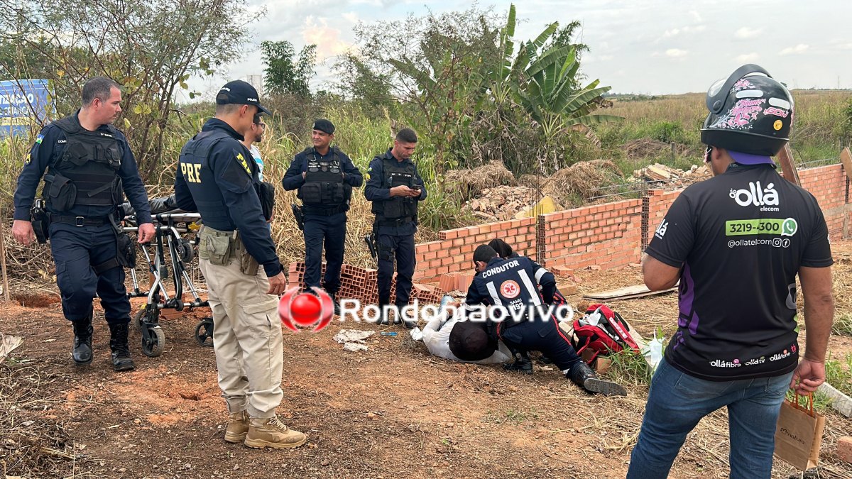 APENADO: Ajudante de pedreiro é alvejado a tiros enquanto trabalhava em obra 