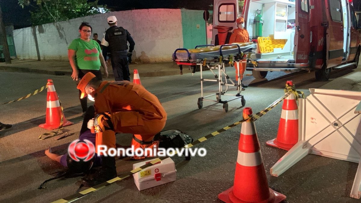 SEM SOCORRO: Mulher vítima de acidente fica ao solo duas horas aguardando ambulância 