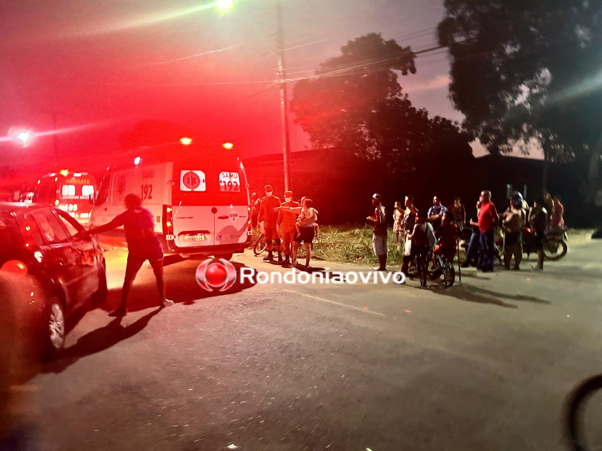 VÍDEO: Mãe e criança sofrem gravíssimo acidente na capital