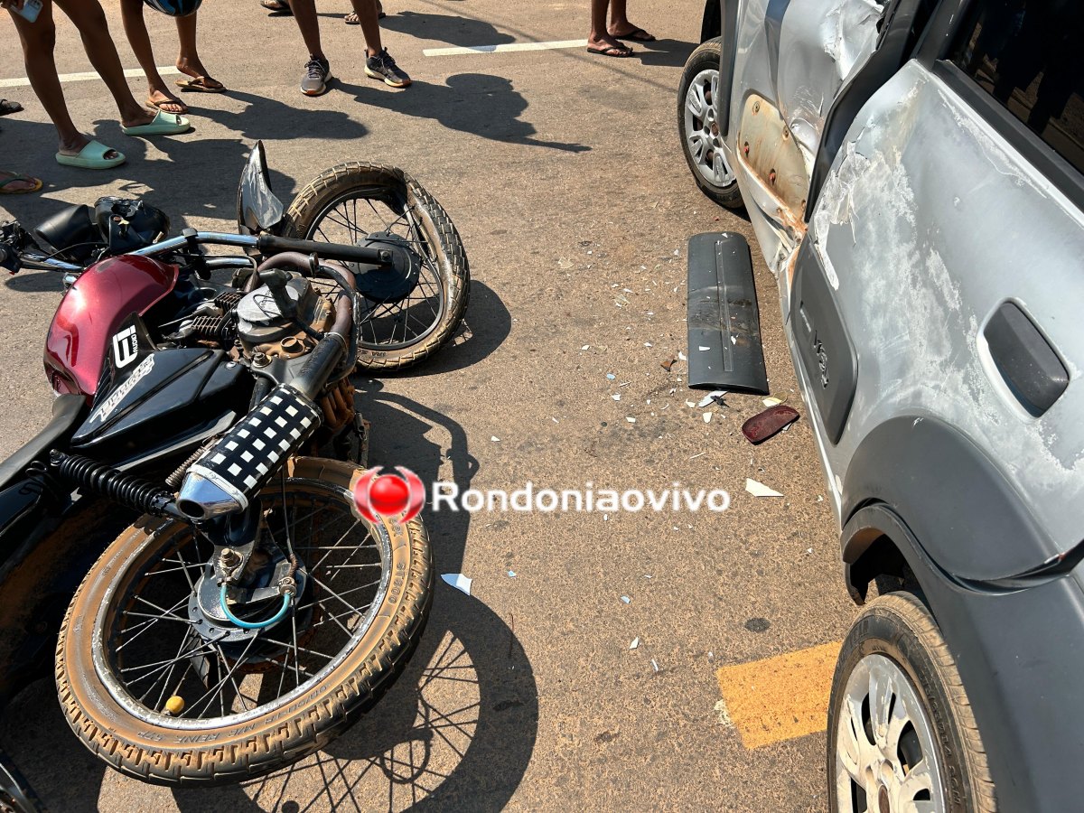 VÍDEO: Casal em moto sofre gravíssimo acidente na Estrada dos Periquitos