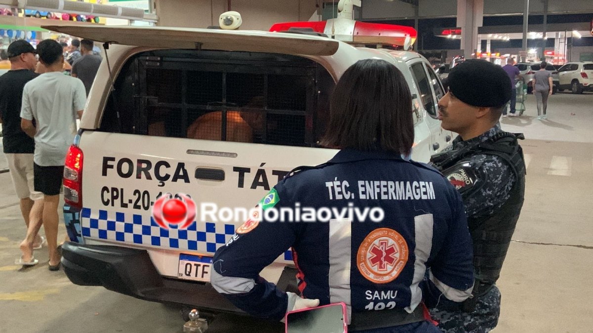 VIRADO: Homem alucinado invade supermercado IG e provoca destruição 