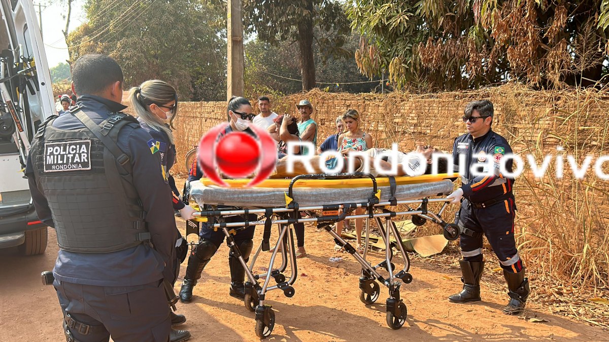 NO MEIO DA RUA: Homem é atacado a tiros na zona Leste de Porto Velho 