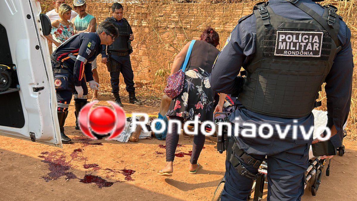 NO MEIO DA RUA: Homem é atacado a tiros na zona Leste de Porto Velho 