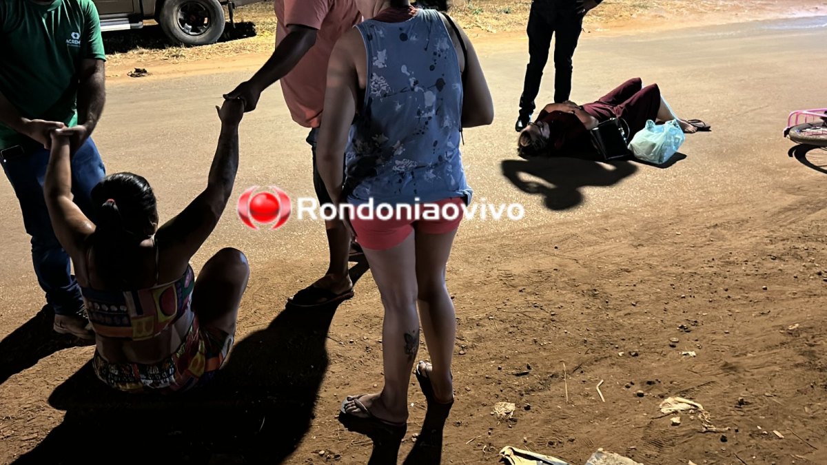 MOTO E BIKE: Casal é atropelado quando ia para a igreja na zona Leste 