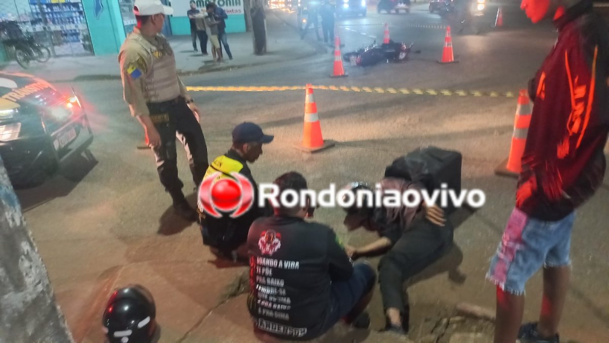 NO ELDORADO: Grave colisão envolvendo motoboy deixa dois feridos 