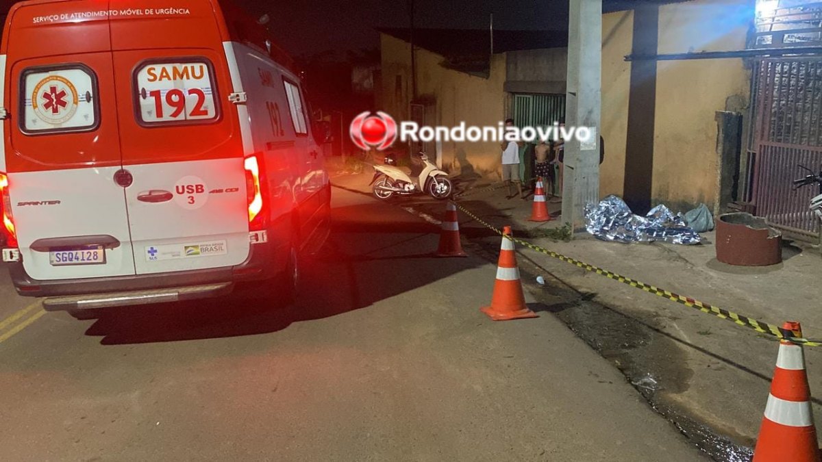 PERDEU O CONTROLE: Açougueiro morre após bater moto violentamente em lixeira e poste