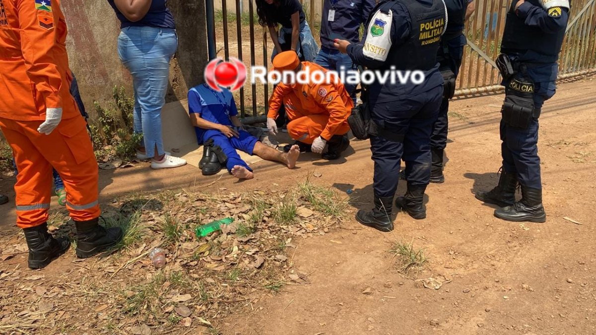 NA MAMORÉ: Dois motociclistas sofrem lesões após acidente na frente de distribuidora 