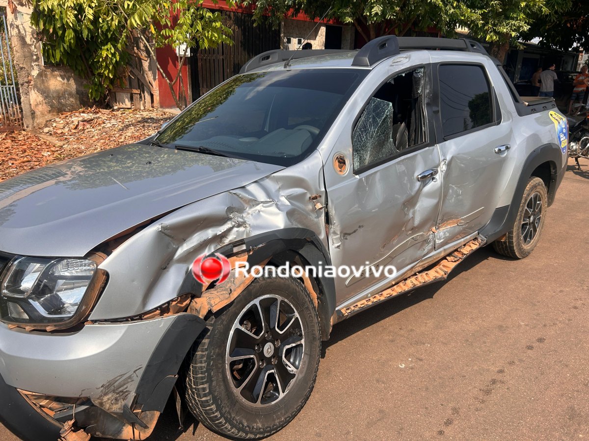 VÍDEO: Motociclista sofre traumatismo craniano em acidente e causador tenta fugir
