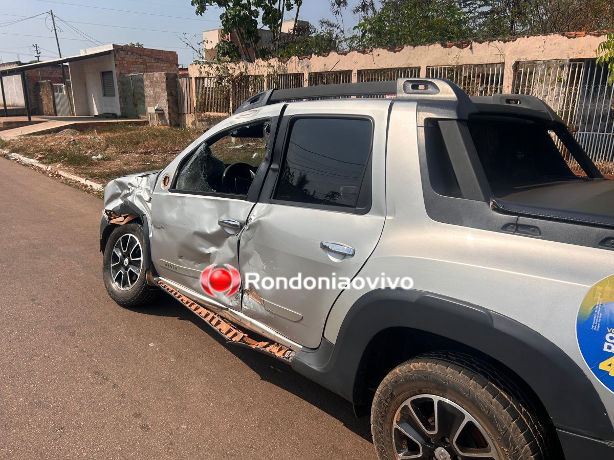VÍDEO: Motociclista sofre traumatismo craniano em acidente e causador tenta fugir