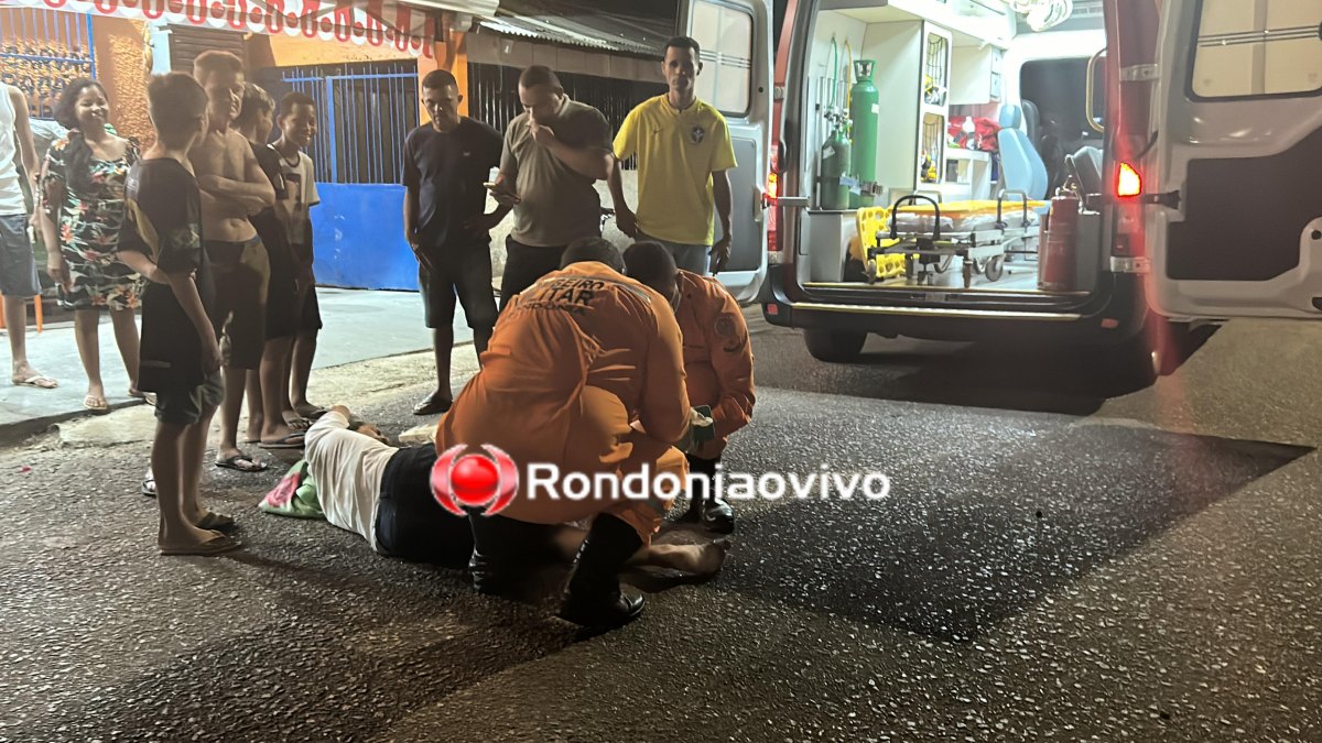 IMPRUDÊNCIA: Motociclista sofre grave acidente após motorista de Onix cruzar preferencial