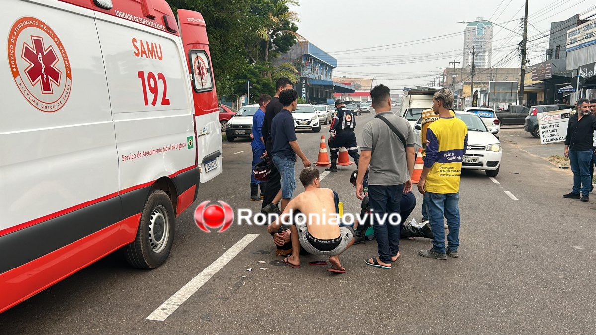 VÍDEO: Polo na contramão causa grave acidente com motoboy de delivery
