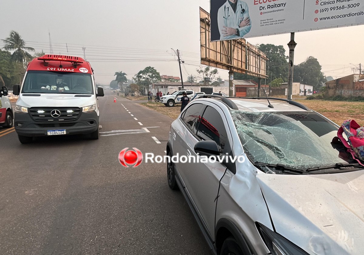 TRAUMATISMO: Ciclista fica em estado gravíssimo ao ser atropelado