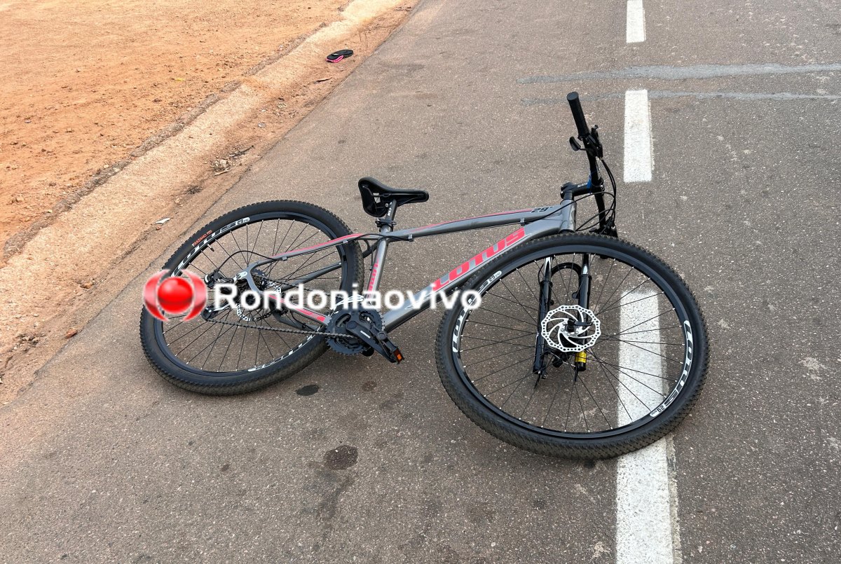 TRAUMATISMO: Ciclista fica em estado gravíssimo ao ser atropelado